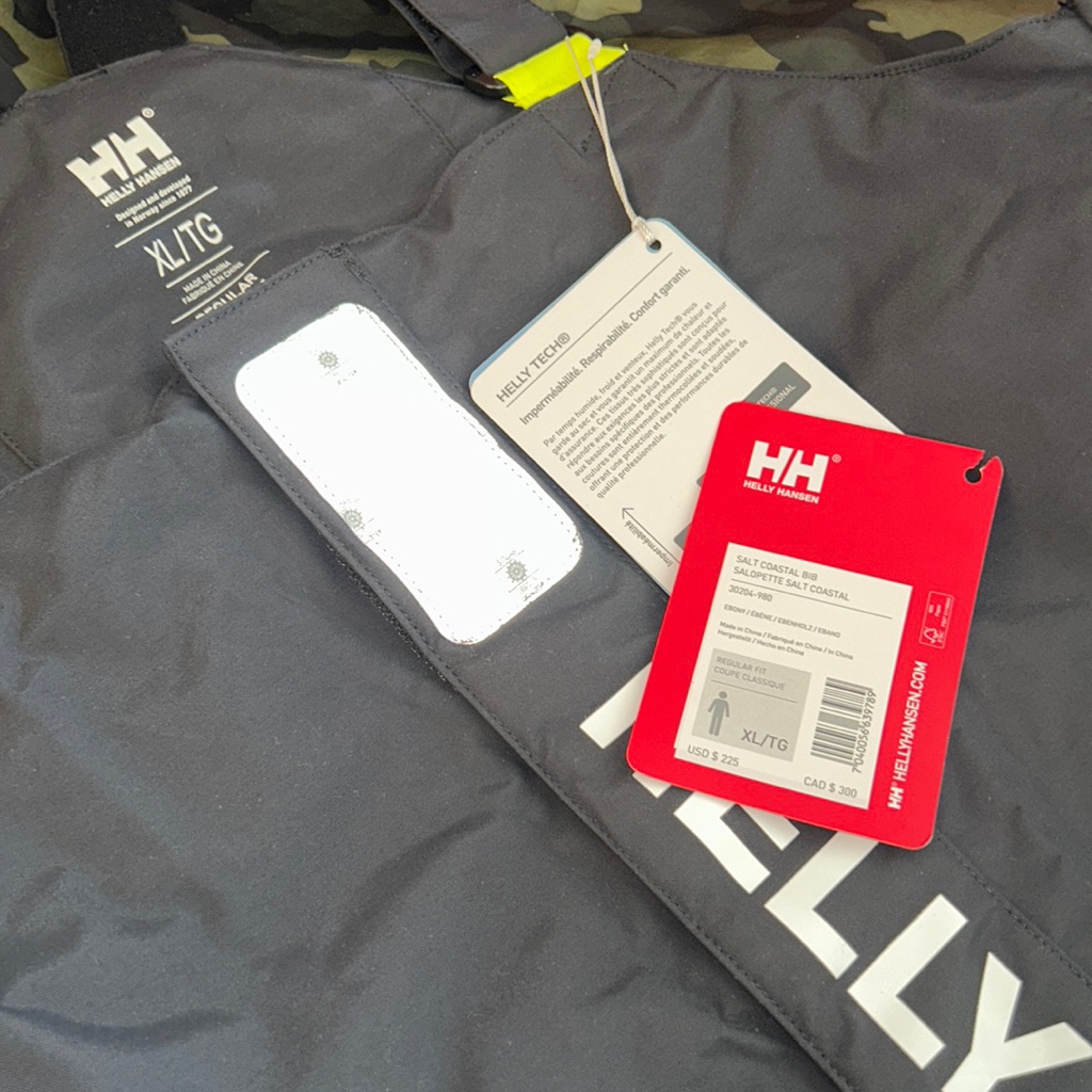 Brand New Helly Hansen Salt Coastal Bib Size Xl